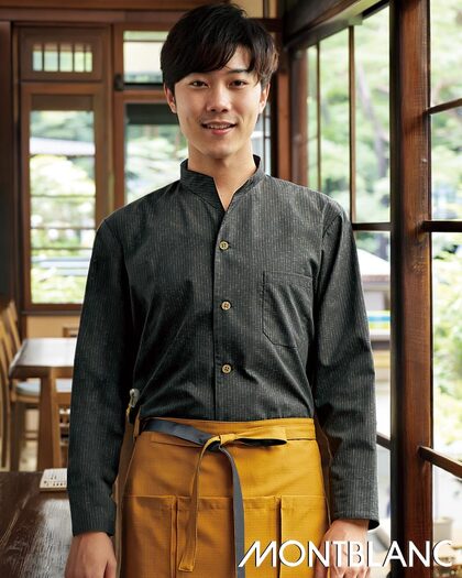 調理シャツ（長袖・男女兼用）2-395