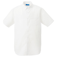 マルチボタンダウンシャツ半袖（男女兼用）