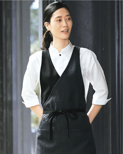 胸当てエプロンFK7188