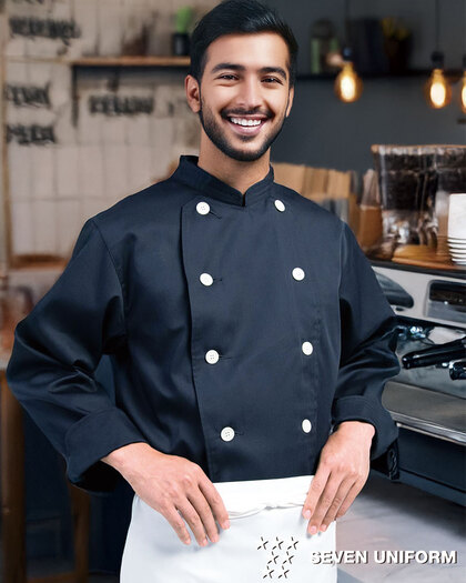 コックコート／長袖AA351