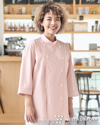 コックシャツ／七分袖BA1208