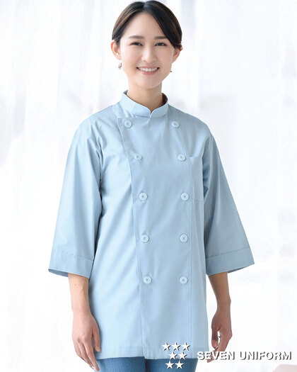 コックシャツ／七分袖BA1217