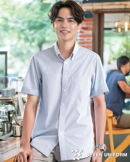 ボタンダウンシャツ／半袖CH4461