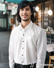 メンズスキッパーカラーシャツ／長袖へ