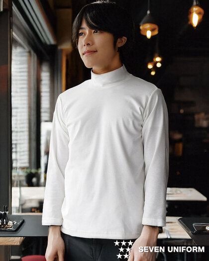 ハイネックニットシャツ／長袖CU2356