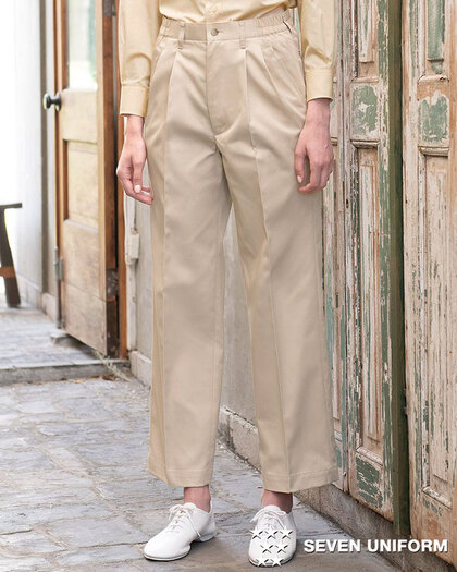 チノパンツ（脇ゴム入）UL7709