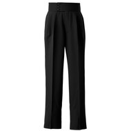 メンズハイウエストツータックスラックス（股下フリー）