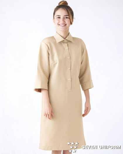 ワンピース／七分袖CP2038
