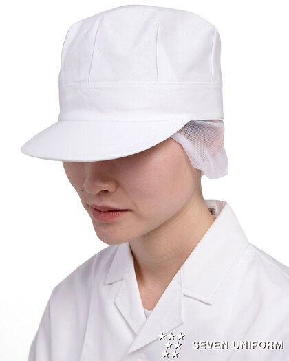 八角帽（メッシュ・タレ付）JW4631