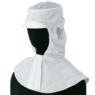 丸天・耳メッシュ付頭巾